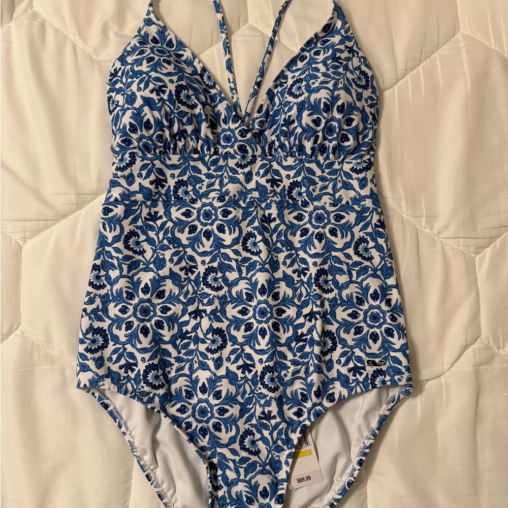 NWT vineyard vines one piece bathing suit
